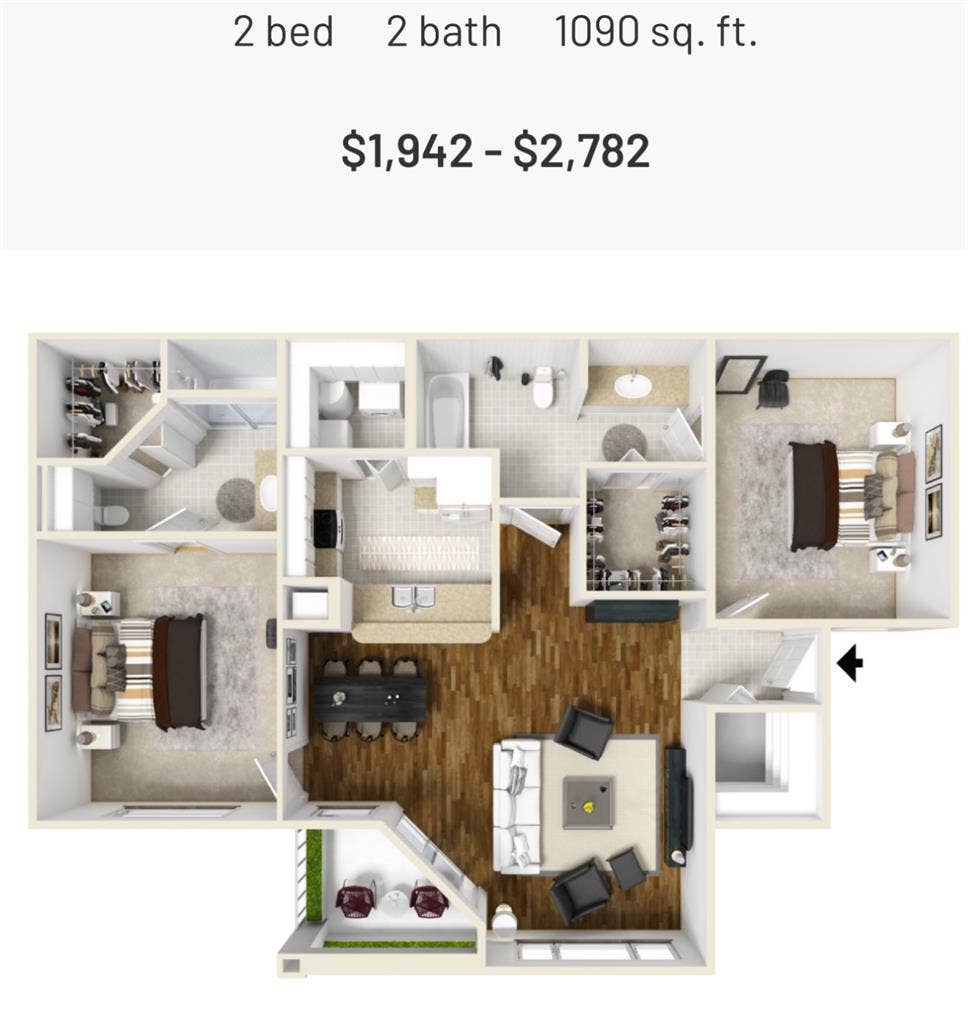 Private bathroom secure community!