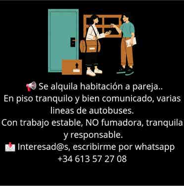 Alquilo habitación doble