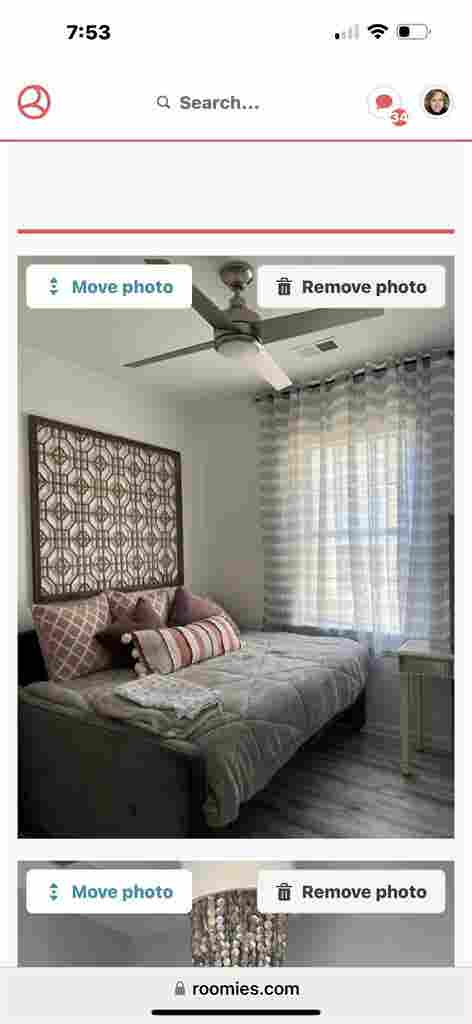 Room and den  for rent