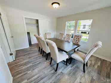 Spacious, fully fenced backyard