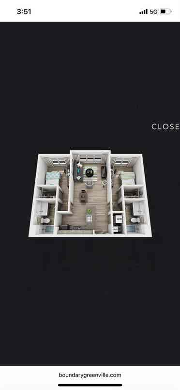 Urgent sublease Boundary west end.