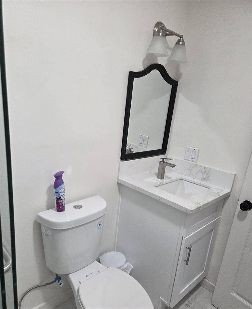 Shared Bedroom with Bathroom