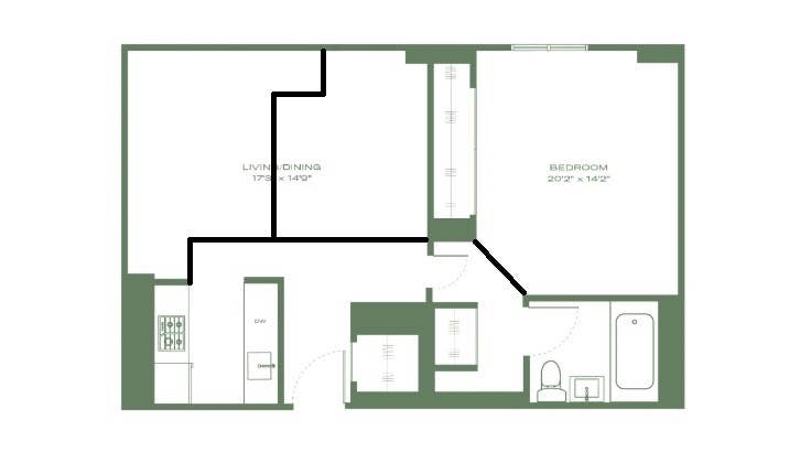 ✨TRUE Bedroom in Midtown South✨