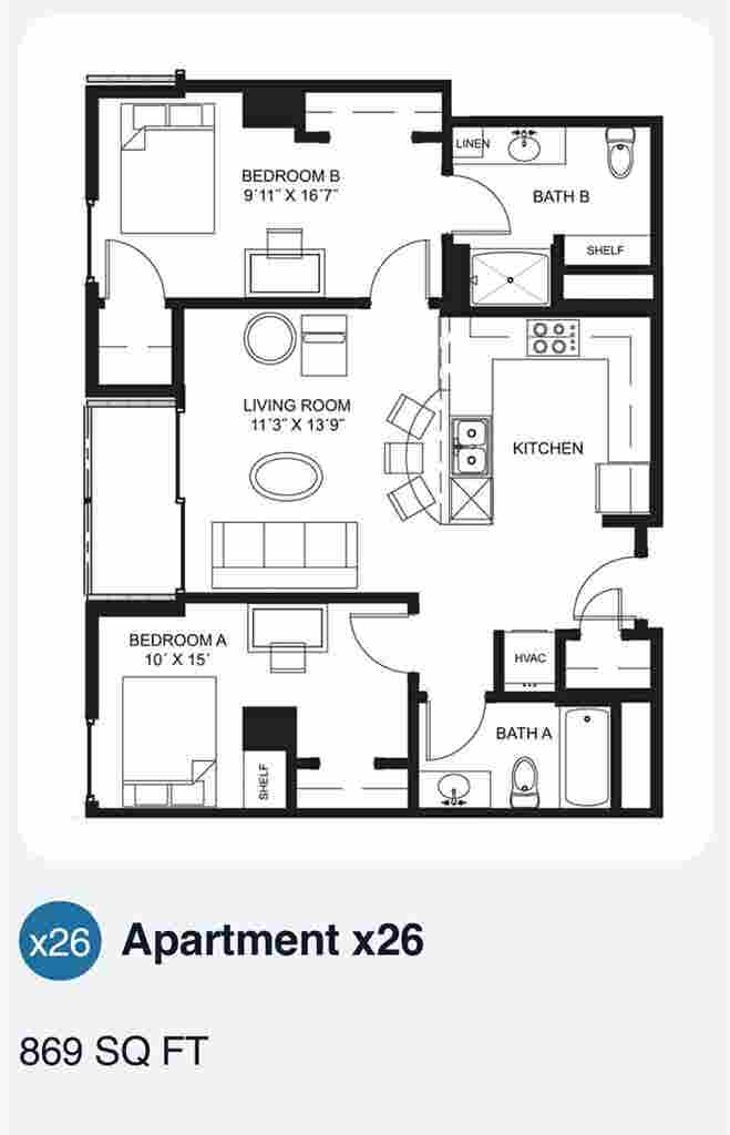 Sublease available spring