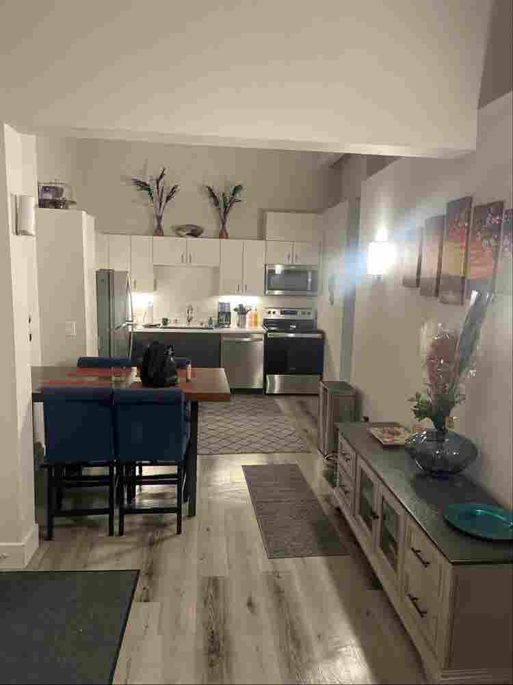 room w full bath + 2 closets