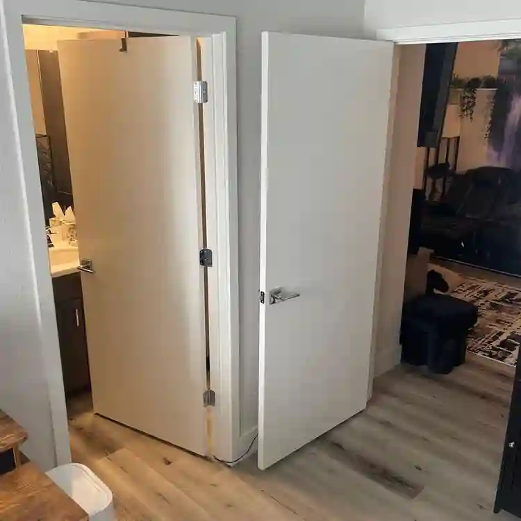 room w full bath + 2 closets