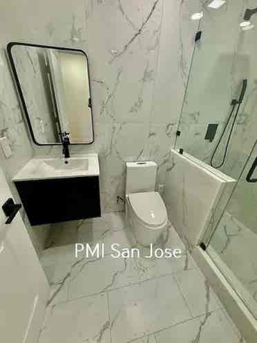 Home features a large spacious spac