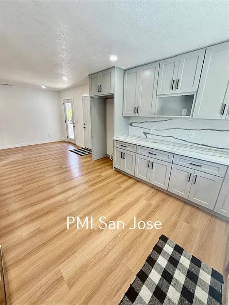 Home features a large spacious spac