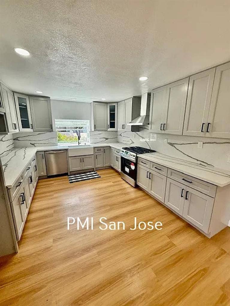 Home features a large spacious spac