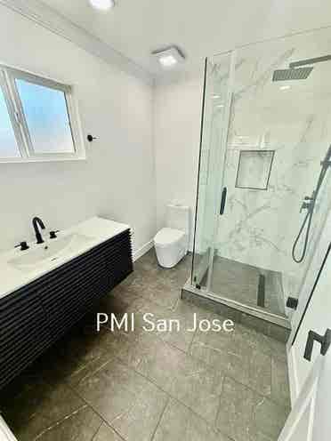 Home features a large spacious spac