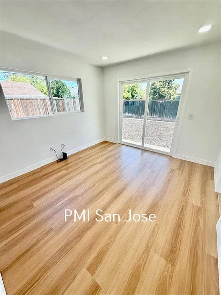 Home features a large spacious spac
