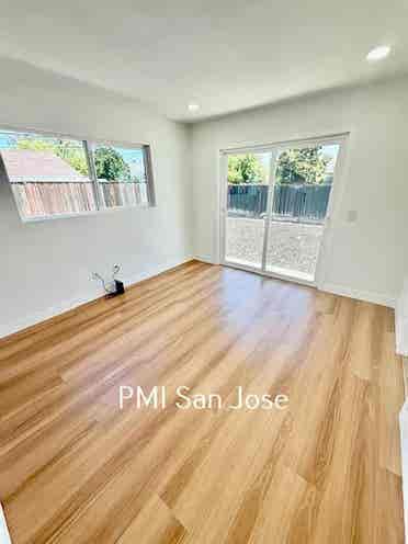 Home features a large spacious spac