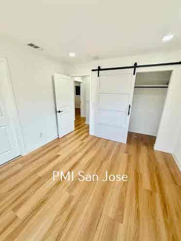 Home features a large spacious spac