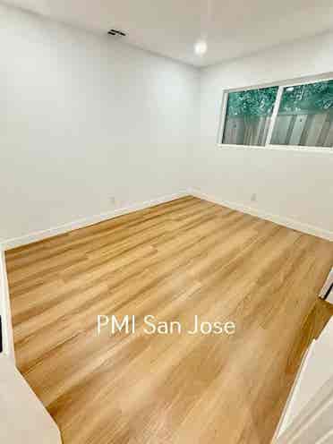 Home features a large spacious spac