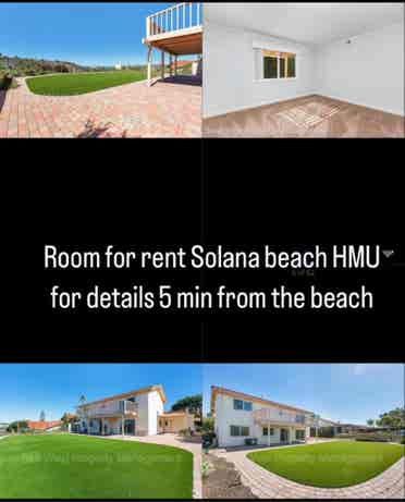 Two rooms for rent in Solana beach