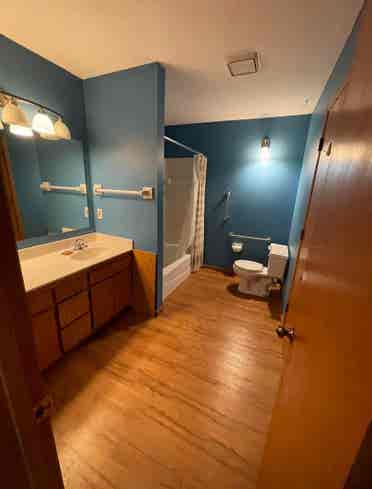 Large bedroom/private bathroom