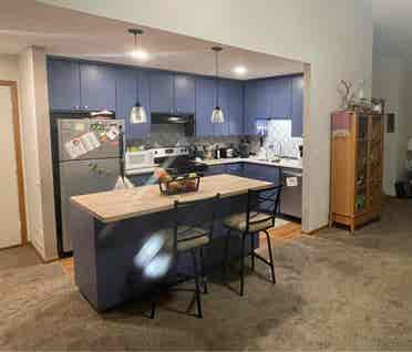 Large bedroom/private bathroom