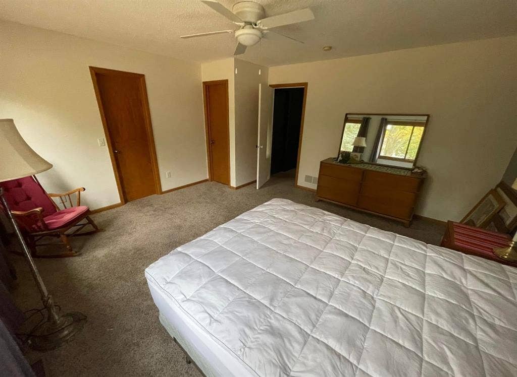 Large bedroom/private bathroom