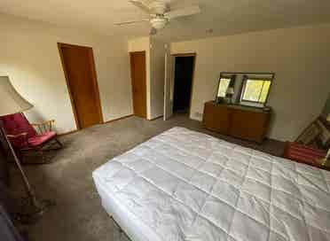 Large bedroom/private bathroom