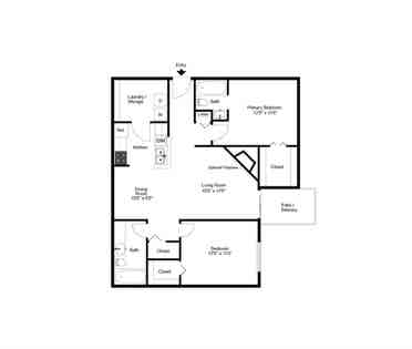 Master Bed with private bath