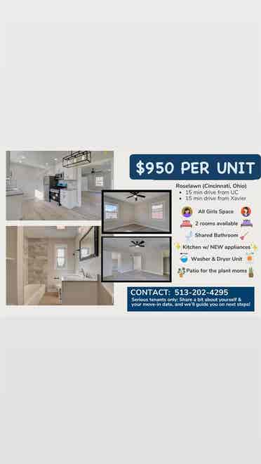 Looking for female roommate