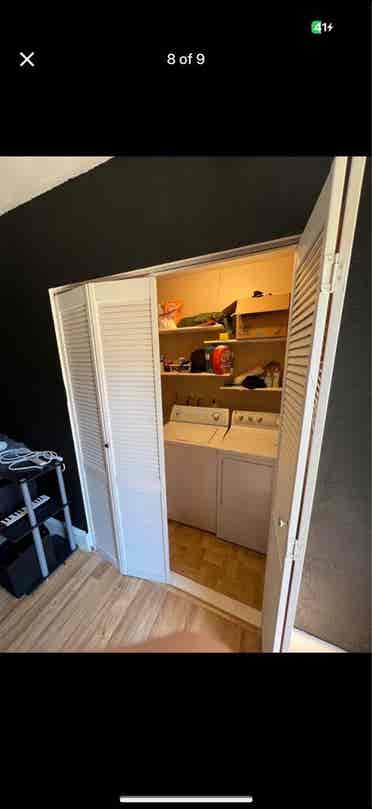 Private bedroom with shared bath