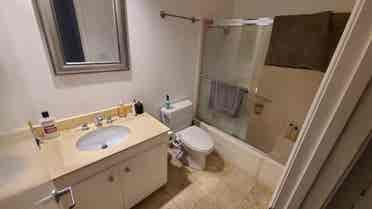 Furnished Bedroom in Townhouse