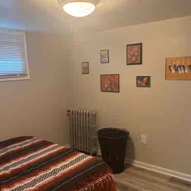 Furnished bedroom downtown