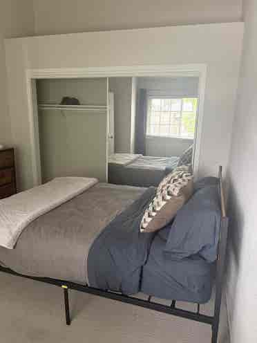 Private Master Bed and bathroomm