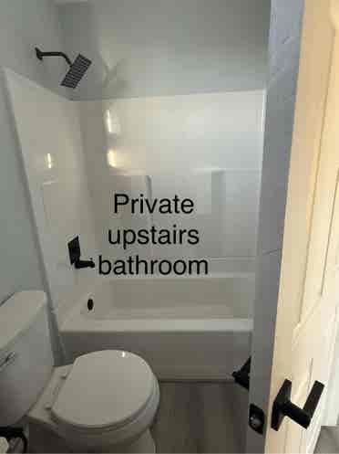 1 bedroom with ensuite bathroom