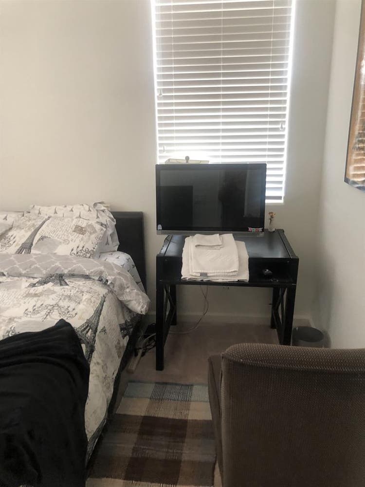 One bedroom fully furnished w/bath