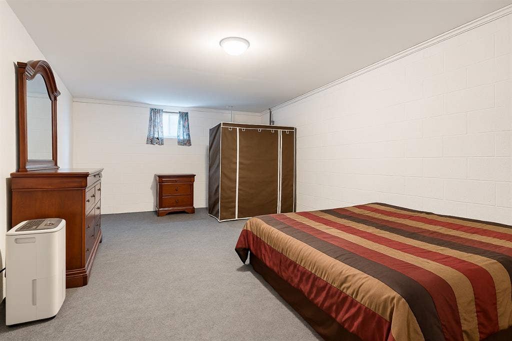 Private lower level space