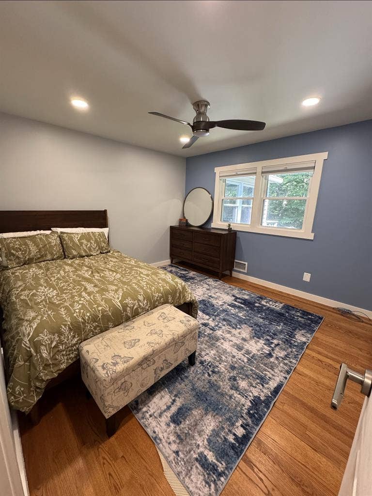 Medium Size Bedroom- shared bath!