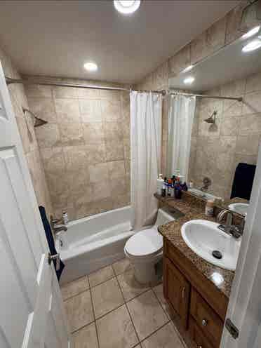 Medium Size Bedroom- shared bath!