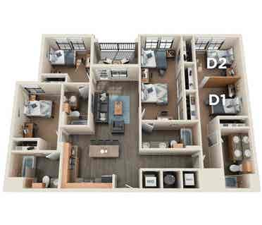 Semi Private Room For Rent BA