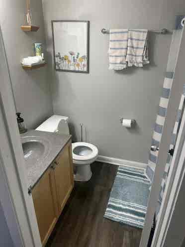 Unfurnished room with own bathroom