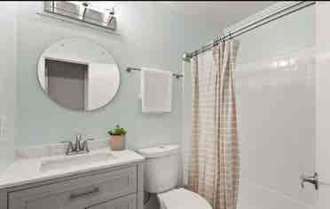 Private room and shared bathroom