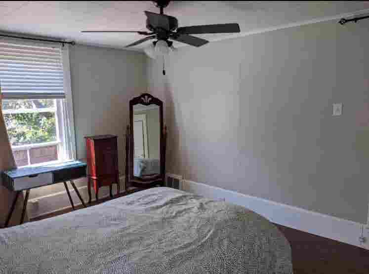 Furnished bedroom in shared house