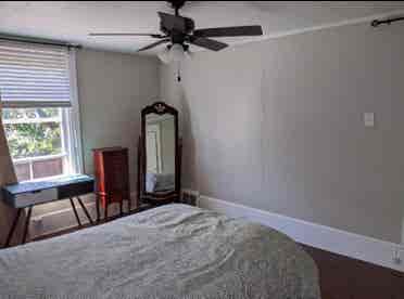 Furnished bedroom in shared house