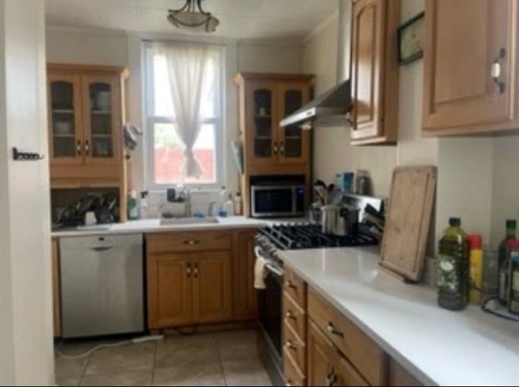 Furnished bedroom in shared house