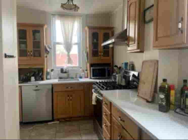 Furnished bedroom in shared house