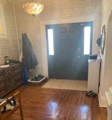 Furnished bedroom in shared house