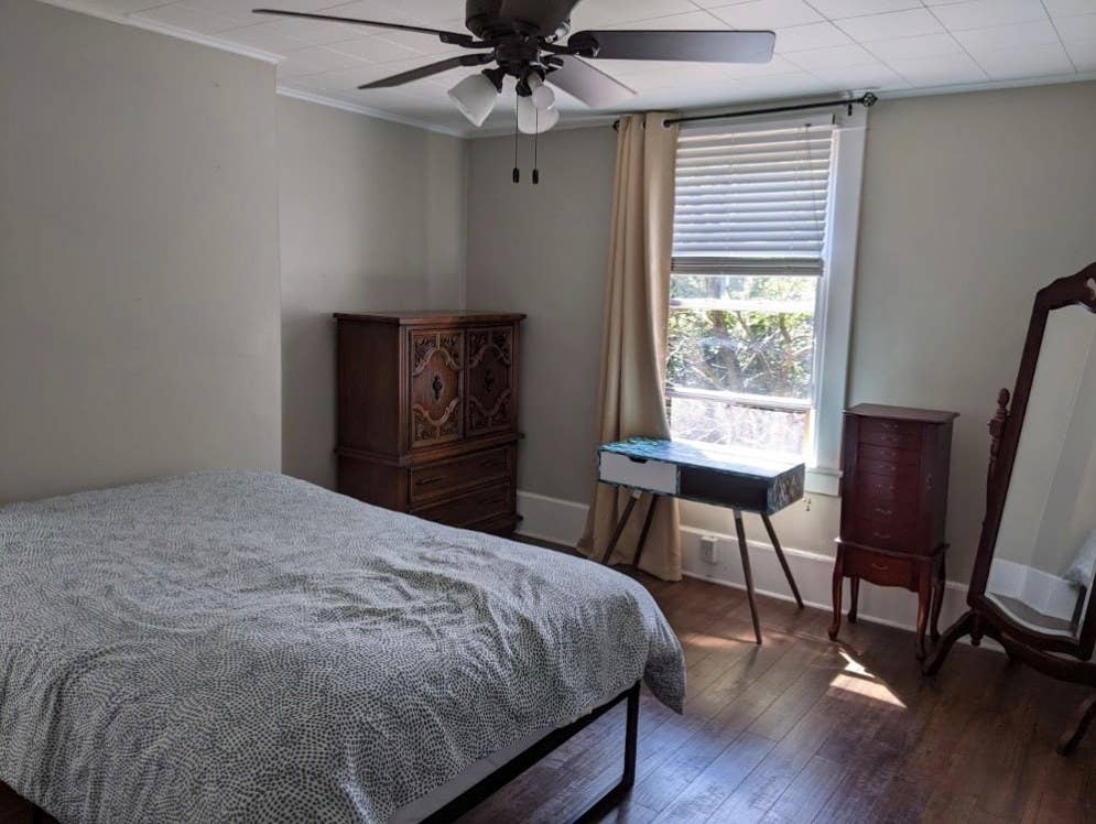 Furnished bedroom in shared house