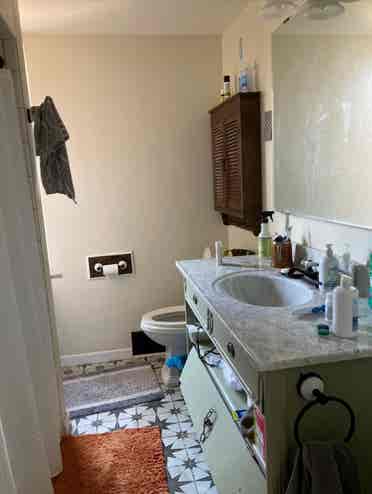 Furnished bedroom in shared house