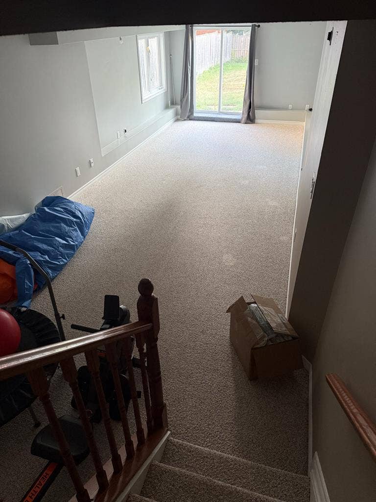 Bright and spacious basement