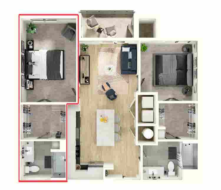 Top-Floor 2BR with Amenities