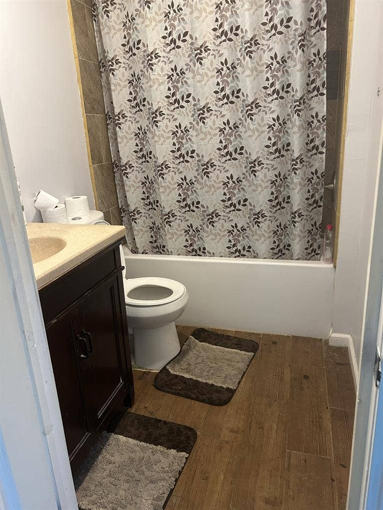 Large room with private bathroom