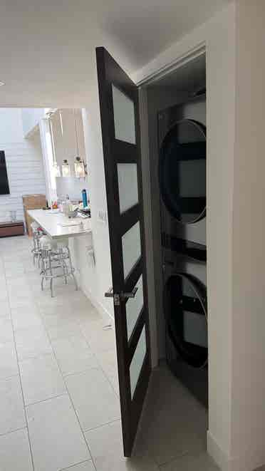 Private furnished bedroom and bath
