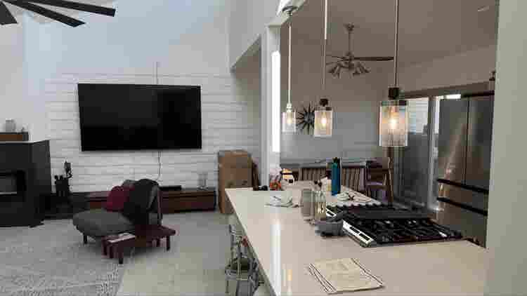 Private furnished bedroom and bath