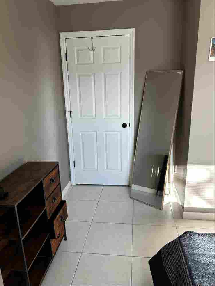 Guest bedroom with guest bathroom